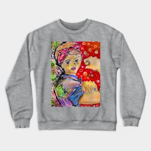 Rosie with a twist Crewneck Sweatshirt